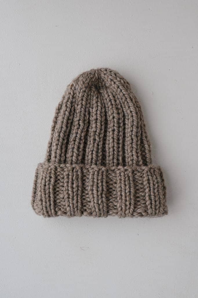 Hand Knitted Alpaca Wool Cap: Unisex Winter Hat