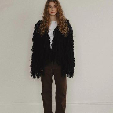 Handmade Alpaca Merino Cardigan: Cropped Open Front Wool Jacket